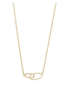 Kendra Scott Interlinked Gold Pendant Necklace